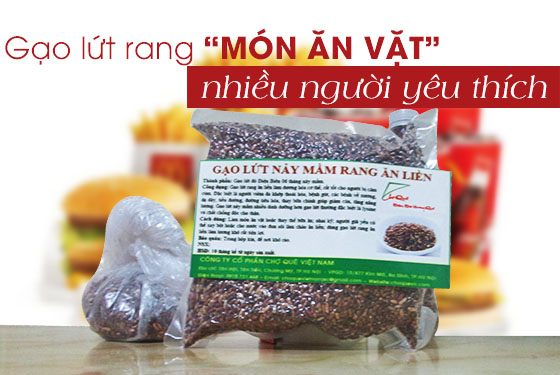 Bí quyết tự làm gạo lứt rang ăn liền thơm ngon